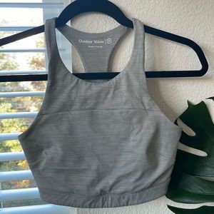 Outdoor Voices move free crop top dove XS